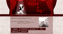 Desktop Screenshot of breakaleg.be