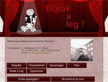 Tablet Screenshot of breakaleg.be